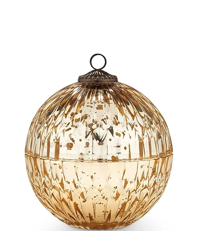 Illume Candles 5.1-oz. Winter White Gold Mercury Glass Ornament Candle