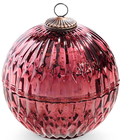 Illume Candles Balsalm & Cedar Red Mercury Glass Ornament Candle, 5.1-oz.