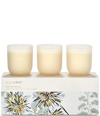 Illume Candles Holiday Collection Winter White Candle Trio Gift Set