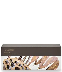 Illume Candles Holiday Collection Woodfire Candle Trio Gift Set