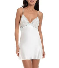 In Bloom By Jonquil Bridal Satin Sleeveless V-Neck Open-Back Chemise