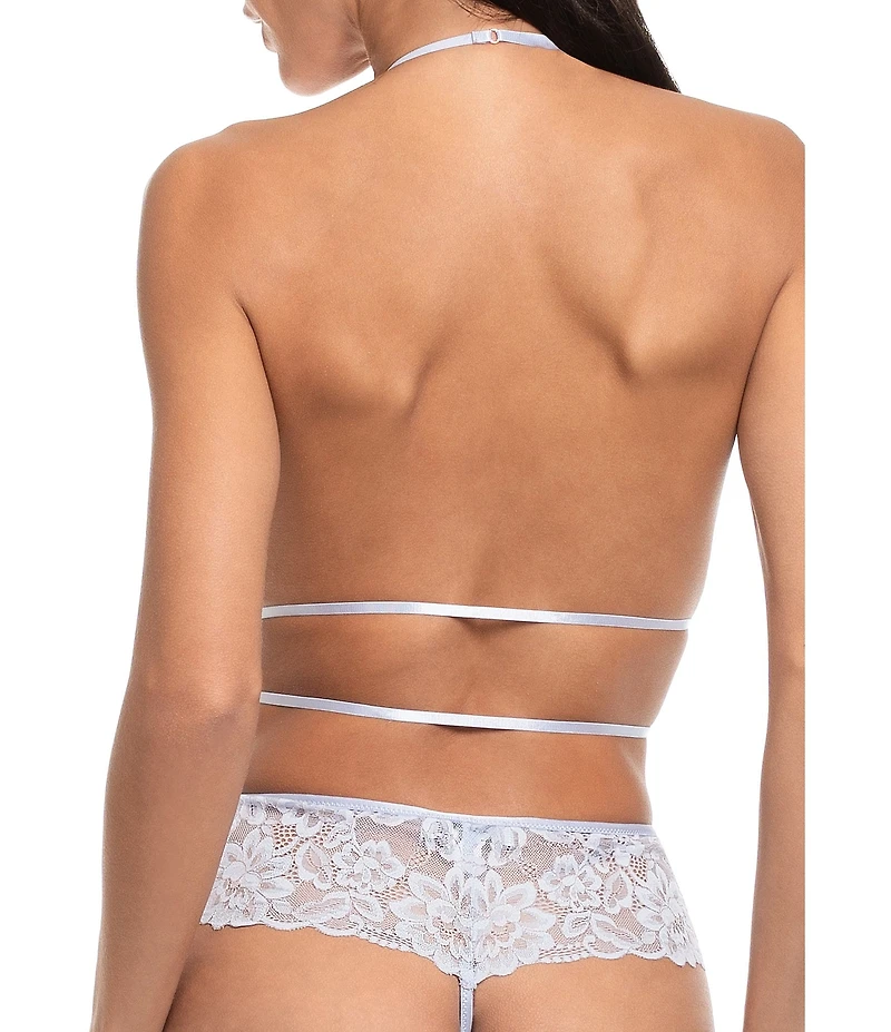 In Bloom By Jonquil Mina Sleeveless Lace Halter Neck Plunging V-Neck Teddy