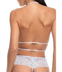 In Bloom By Jonquil Mina Sleeveless Lace Halter Neck Plunging V-Neck Teddy