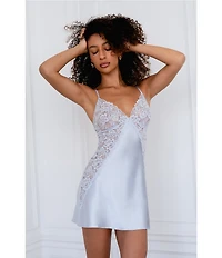 In Bloom By Jonquil Mina Sleeveless V-Neck Satin Chemise