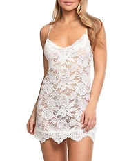In Bloom By Jonquil Sleeveless V Neck Allover Lace Bridal Chemise