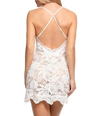 In Bloom By Jonquil Sleeveless V Neck Allover Lace Bridal Chemise