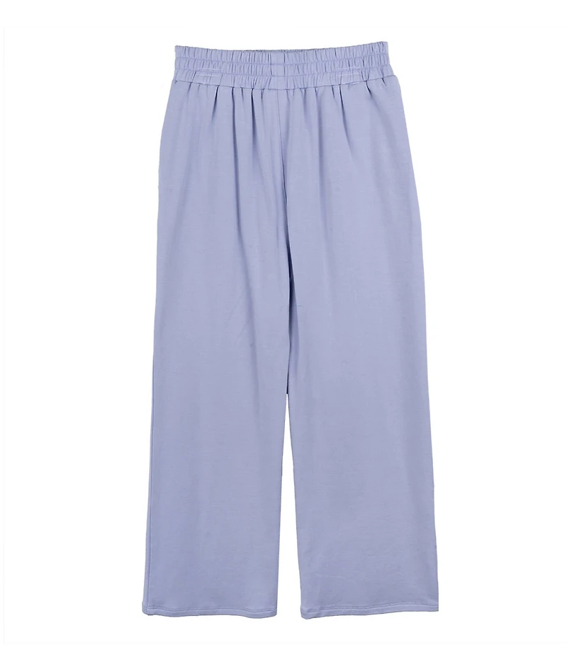Indie Gold Little Girls Seamed-Front French Terry Pants