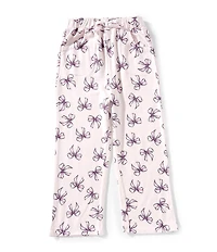 Indie Gold Little Girls Bow-Printed Pull-On Pants
