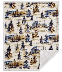 HiEnd Accents x Indigo Hill Acadia Campfire Sherpa Throw Blanket