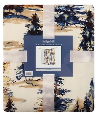 HiEnd Accents x Indigo Hill Acadia Campfire Sherpa Throw Blanket