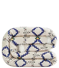 Indigo Hill by HiEnd Accents Arrow Campfire Sherpa Throw