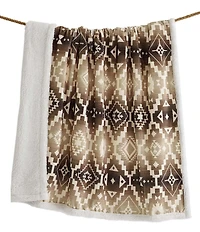 HiEnd Accents x Indigo Hill Chalet Western Campfire Sherpa Throw