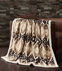 HiEnd Accents x Indigo Hill Chalet Western Campfire Sherpa Throw