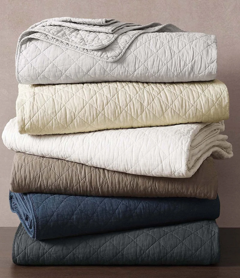 Indigo Hill by HiEnd Accents Cotton Comfort Diamond Quilt Mini Set