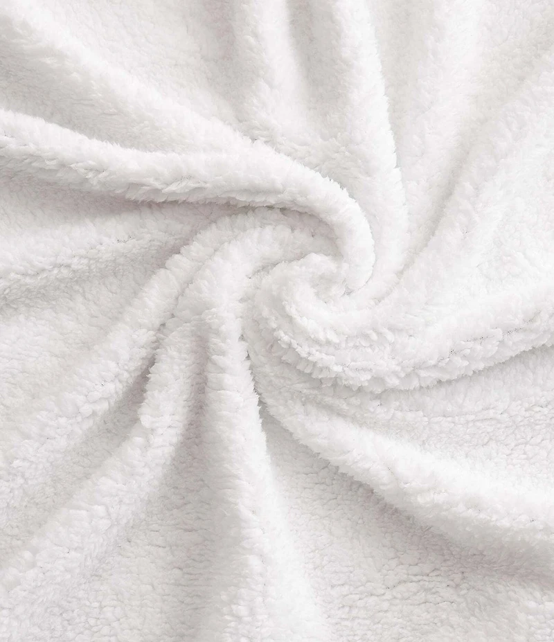HiEnd Accents x Indigo Hill Elsa Cowhide Print Campfire Sherpa Throw