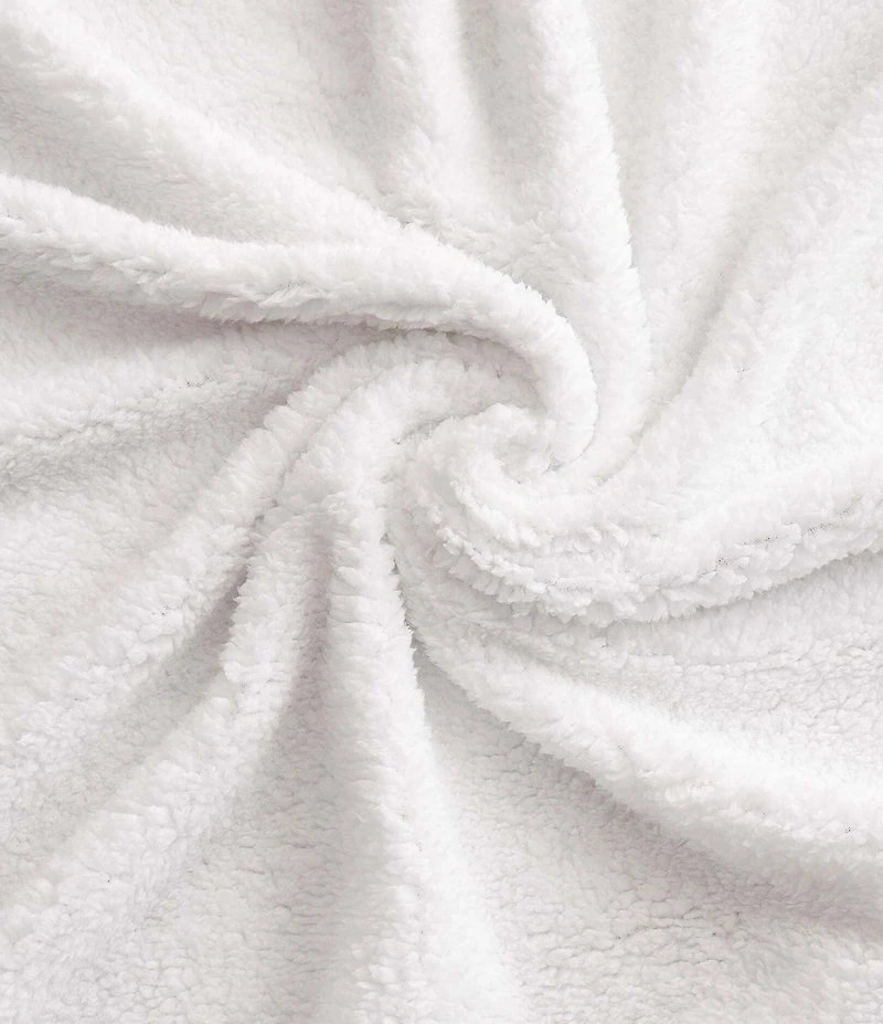 HiEnd Accents x Indigo Hill Elsa Cowhide Print Campfire Sherpa Throw