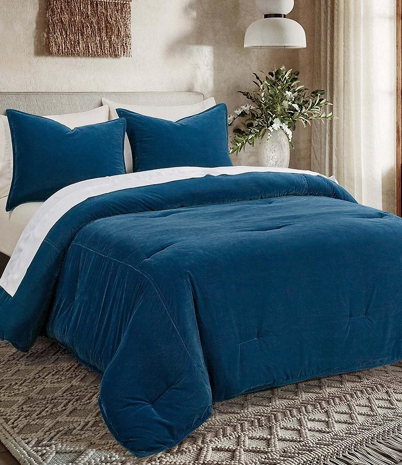 Indigo Hill by HiEnd Accents Estelle Velvet Mini Comforter Set