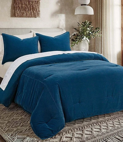 Indigo Hill by HiEnd Accents Estelle Velvet Mini Comforter Set
