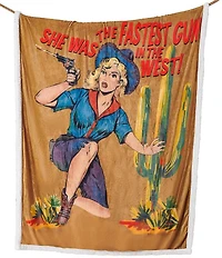 HiEnd Accents x Indigo Hill Gunslinger Campfire Sherpa Throw
