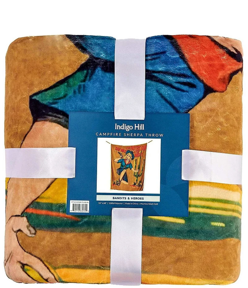 HiEnd Accents x Indigo Hill Gunslinger Campfire Sherpa Throw