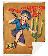 HiEnd Accents x Indigo Hill Gunslinger Campfire Sherpa Throw