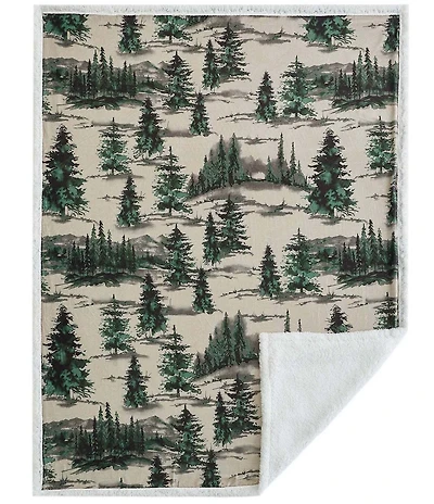 Indigo Hill by HiEnd Accents Joshua Campfire Sherpa Throw