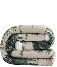 Indigo Hill by HiEnd Accents Joshua Campfire Sherpa Throw