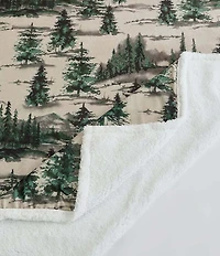 Indigo Hill by HiEnd Accents Joshua Campfire Sherpa Throw