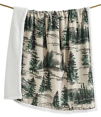 HiEnd Accents x Indigo Hill Joshua Campfire Sherpa Throw Blanket