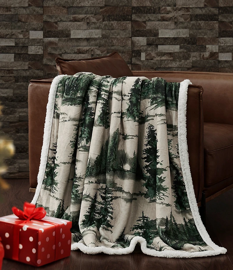 HiEnd Accents x Indigo Hill Joshua Campfire Sherpa Throw