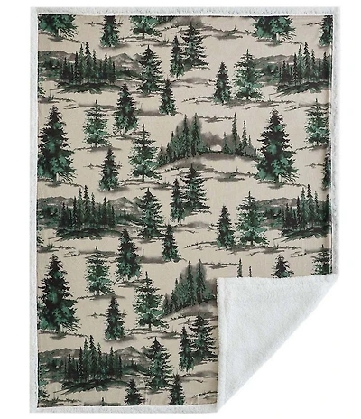 HiEnd Accents x Indigo Hill Joshua Campfire Sherpa Throw Blanket