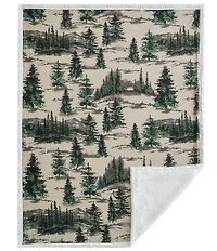 HiEnd Accents x Indigo Hill Joshua Campfire Sherpa Throw Blanket