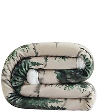 HiEnd Accents x Indigo Hill Joshua Campfire Sherpa Throw Blanket