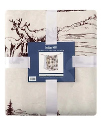 Indigo Hill by HiEnd Accents White Pine Campfire Sherpa Throw
