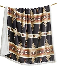 Indigo Hill by HiEnd Accents Yosemite Campfire Sherpa Throw