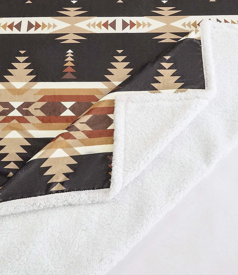 Indigo Hill by HiEnd Accents Yosemite Campfire Sherpa Throw