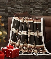 Indigo Hill by HiEnd Accents Yosemite Campfire Sherpa Throw
