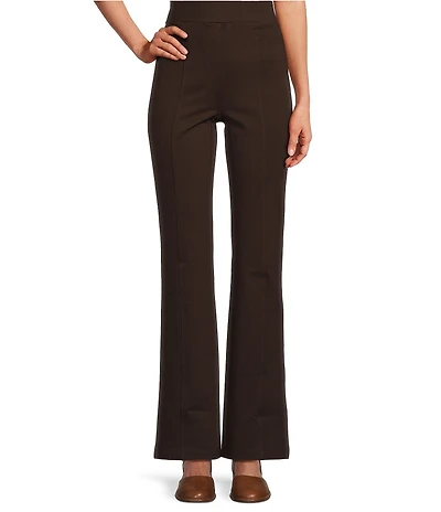 Intro Bella Double Knit Ponte Slimming Waist Pull-On Boot Leg Pants