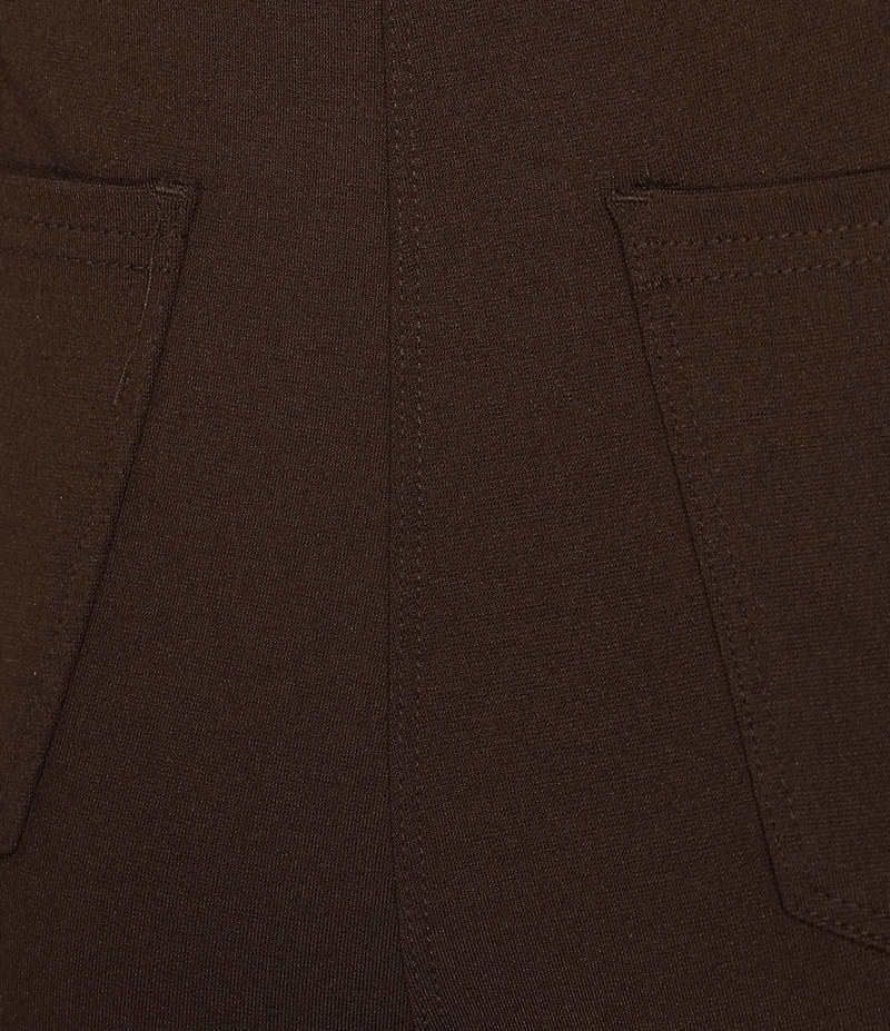 Intro Bella Double Knit Ponte Slimming Waist Pull-On Boot Leg Pants