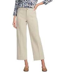 Intro Carrie Slub Stretch Tummy Control Wide Leg Pants