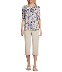 Intro Dahlia Pull-On Capri Pants