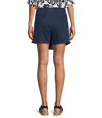 Intro Dahlia Solid Denim Wrap Skort