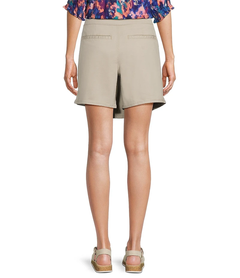 Intro Dahlia Solid Denim Wrap Skort