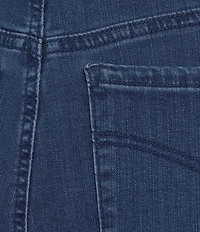 Intro Dahlia Solid Pull-On Skimmer Denim Shorts