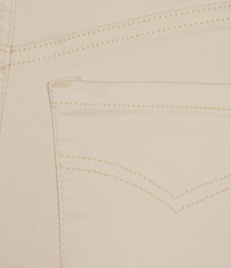 Intro Dahlia Solid Pull-On Skimmer Denim Shorts