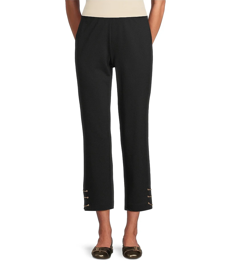 Intro Double Knit Pull-On Straight Leg Pants