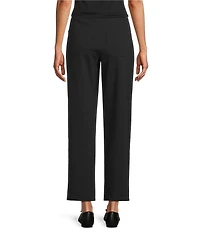 Intro Double Knit Straight Leg Traveler Pull-On Ankle Pants