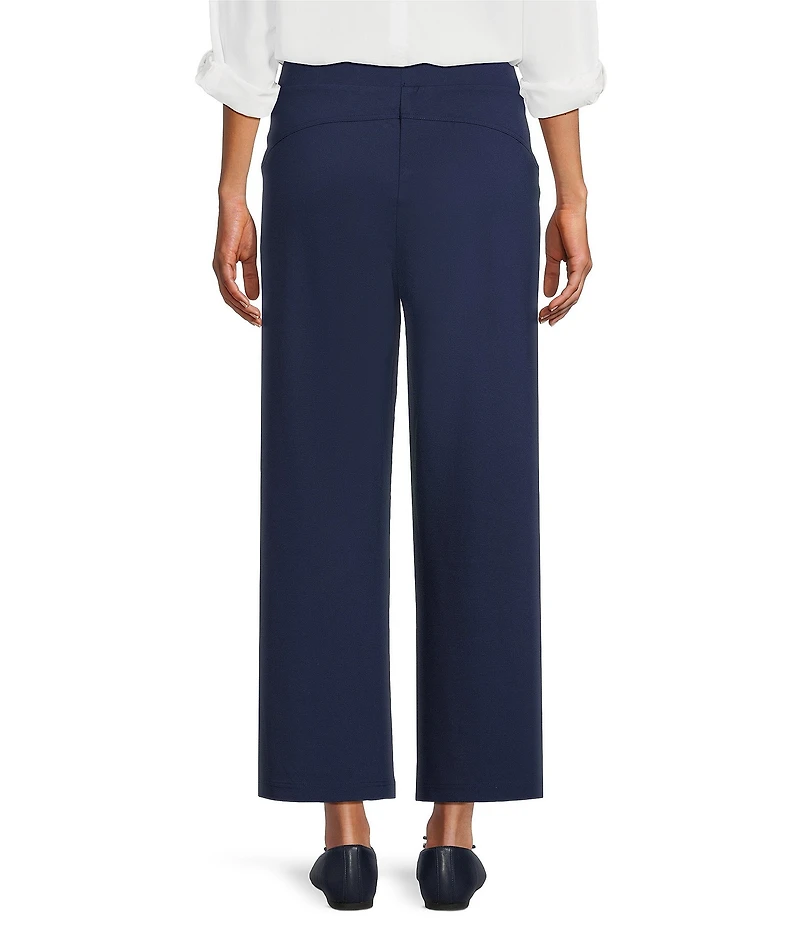 Intro Double Knit Traveler Pull-On Wide Leg Pants