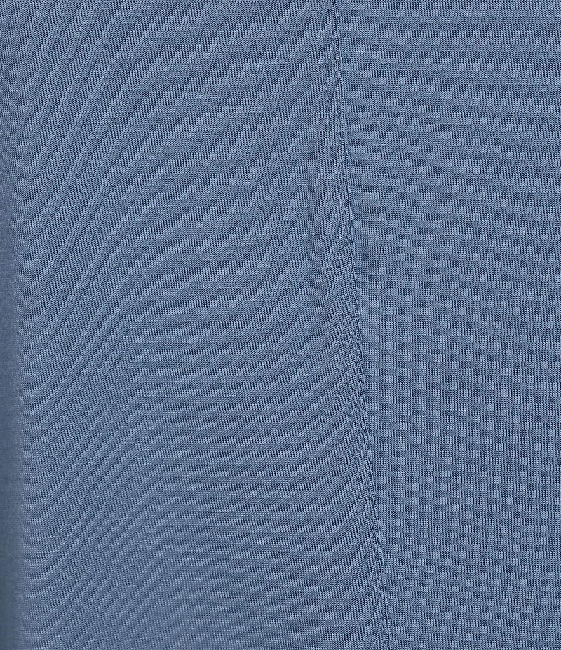 Intro Knit Jersey Scoop Neck 3/4 Sleeve A-Line Tee Shirt
