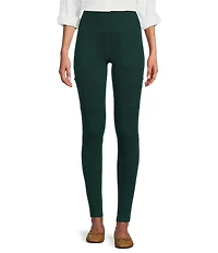 Intro Knit Straight Leg Pull-On Tummy Control Cargo Leggings
